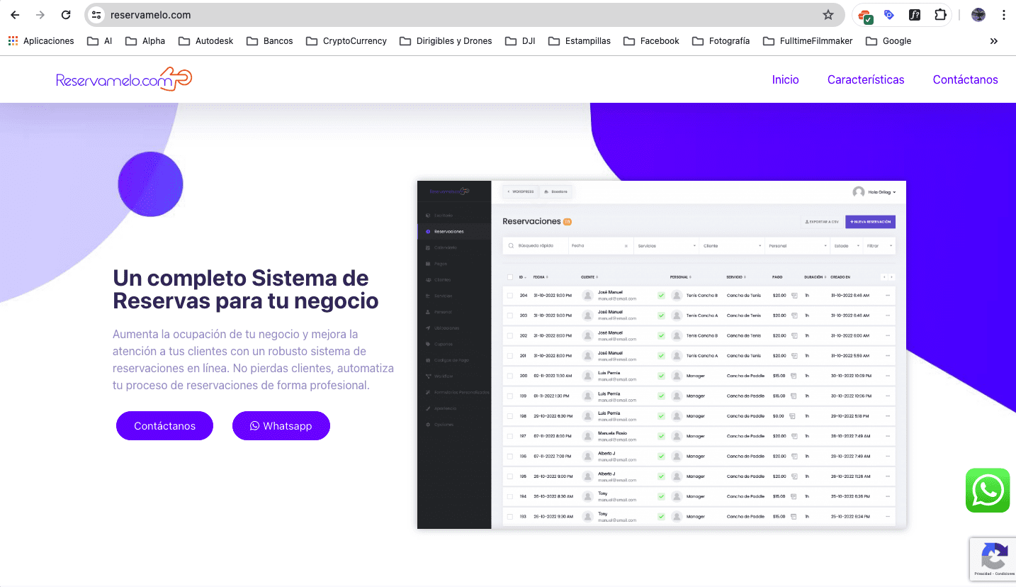 Reservamelo.com 1